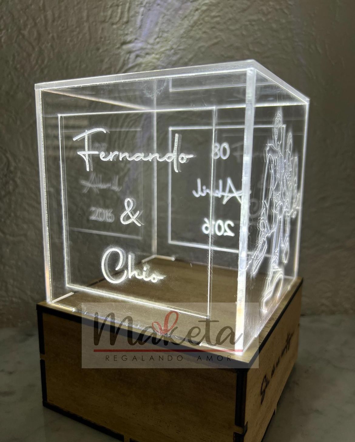 Lampara Cubo