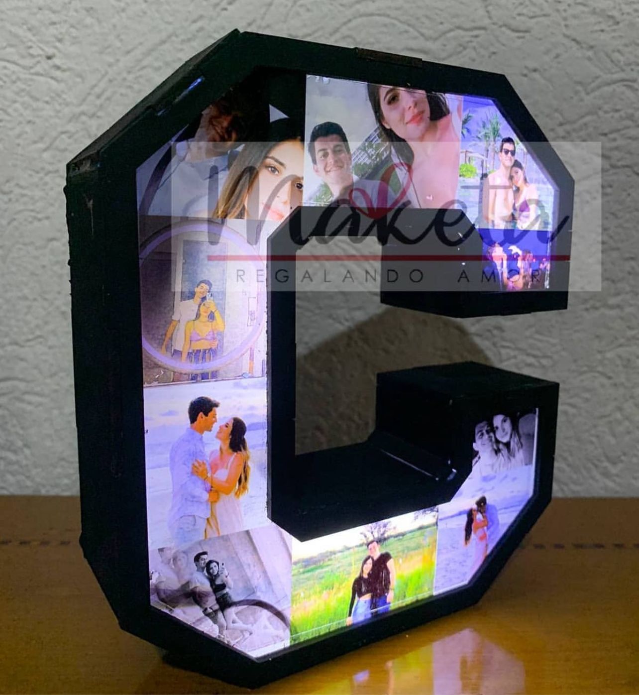 Letra Mini con Luz